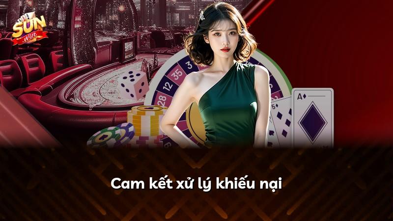 Cam kết xử lý khiếu nại