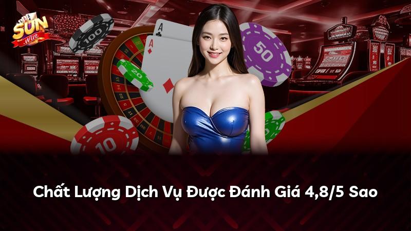 Chất Lượng Dịch Vụ Được Đánh Giá 4,8/5 Sao