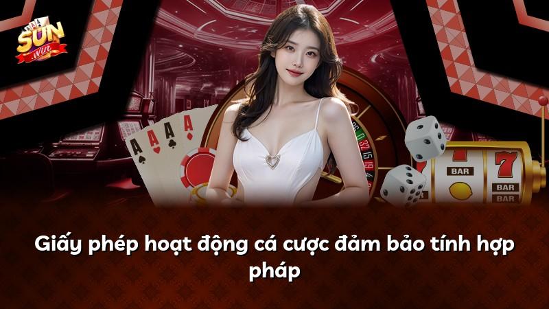 Giấy phép hoạt động cá cược đảm bảo tính hợp pháp